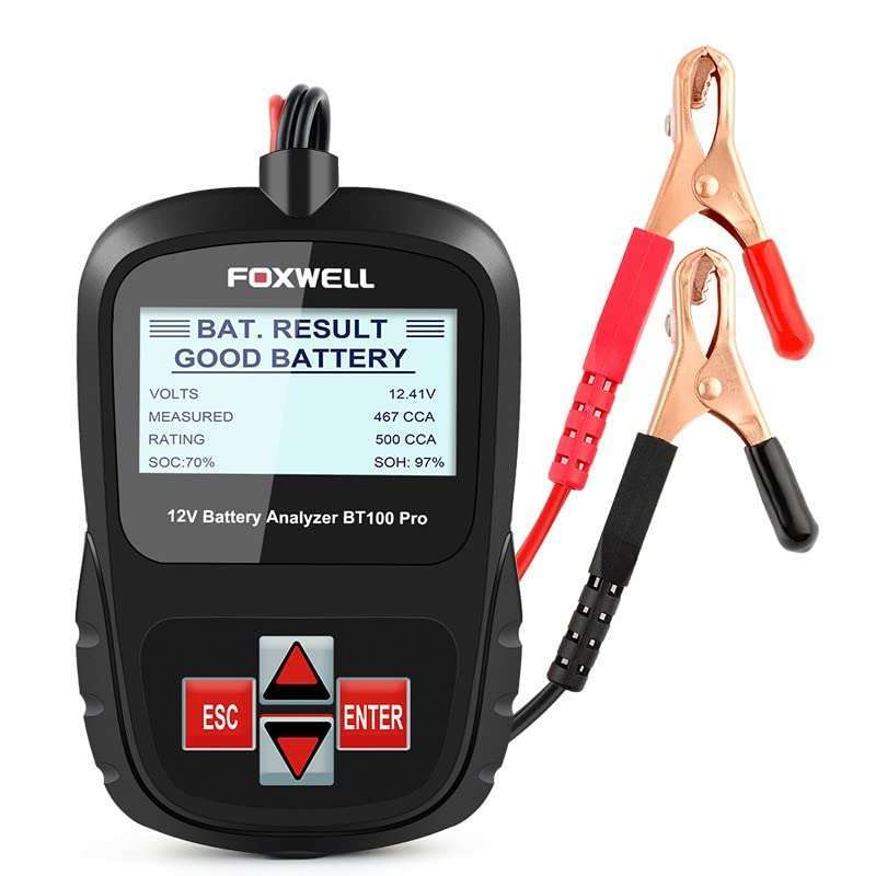 Promo FOXWELL BT100 Pro 12V Car Battery Tester Automotive 1001100