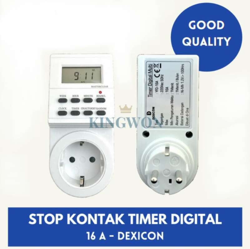 Promo Stop Kontak Listrik Digital Timer Switch Stopkontak Timer