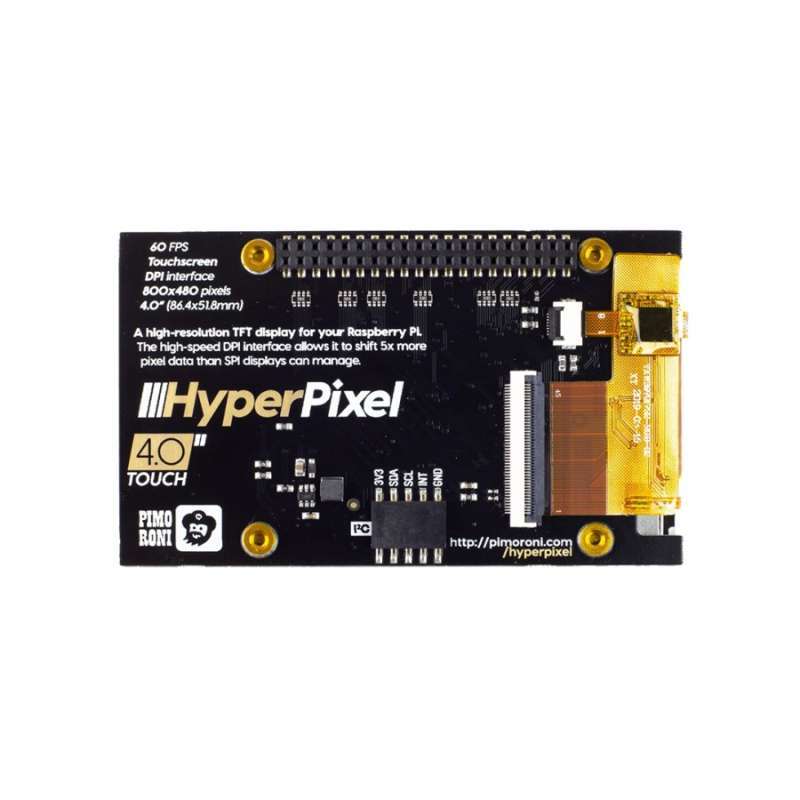 Jual HyperPixel 4.0 - Hi-Res Display For Raspberry Pi By Pimoroni di ...