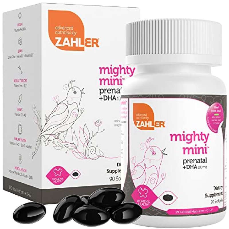 Promo Zahler Mighty Mini Prenatal Vitamin with DHA & Folate Certified