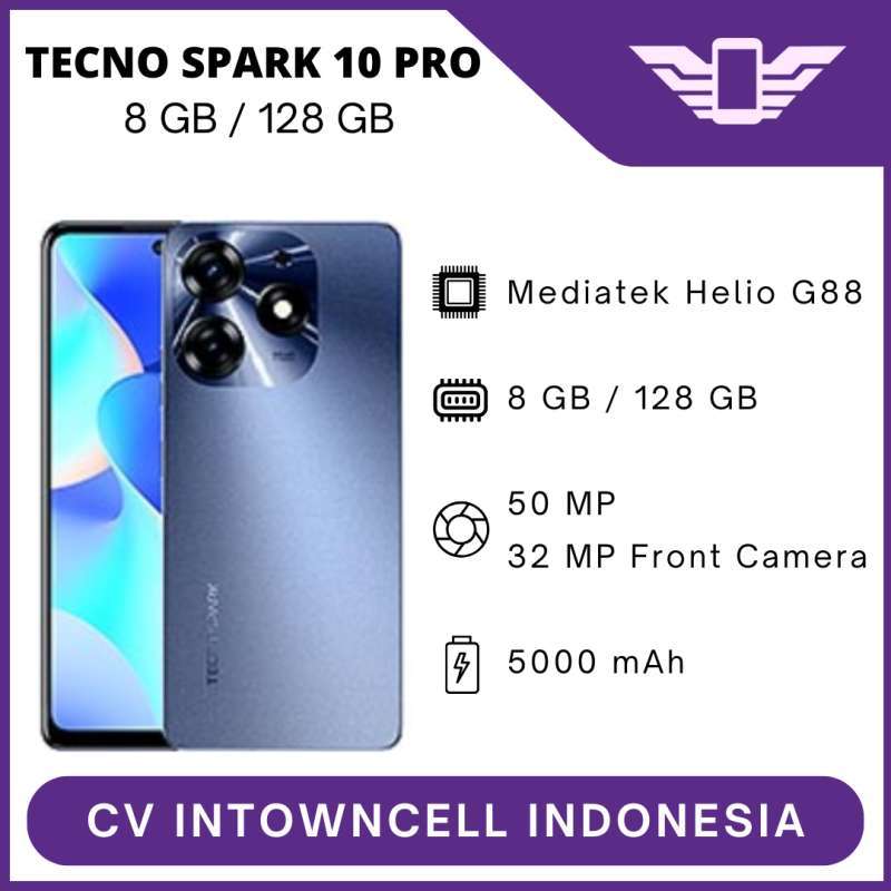 Jual TECNO SPARK 10 PRO 8/128GB GARANSI RESMI - NEW di Seller CV INTOWN ...