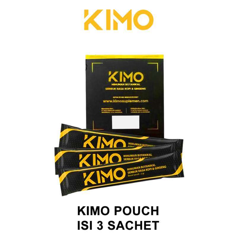 Jual KIMO Minuman Botanical Serbuk Rasa Kopi & Ginseng 3 Sachet di ...