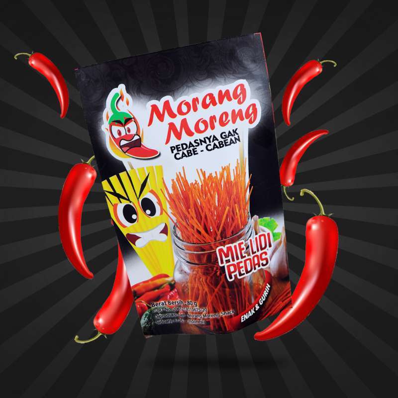 Promo Mie Lidi Gurih Aneka Rasa Morang Moreng Snack Balado Diskon 21