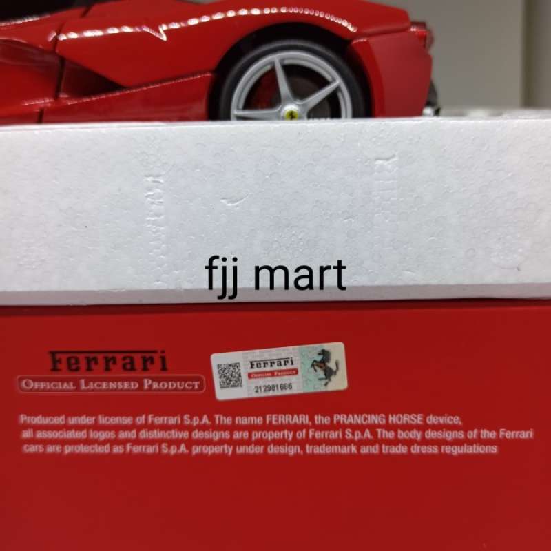 Promo Die Cast Ferrari Signature Series Burago Ferrari Laferrari Skala ...