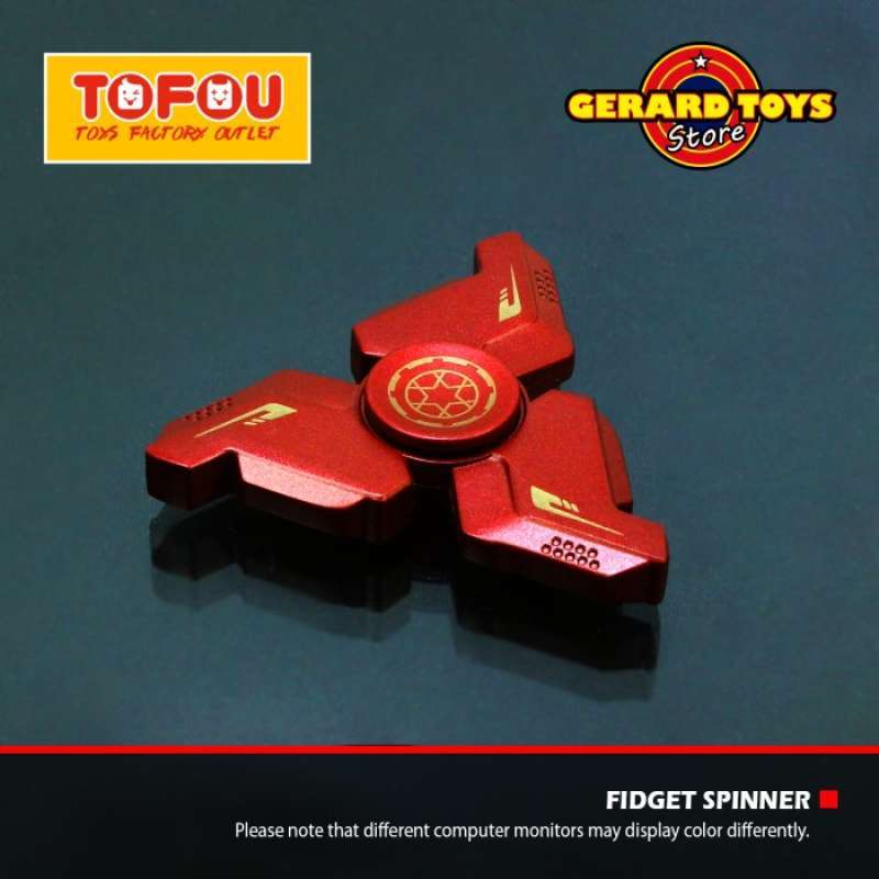 Mainan Fidget Spinner Besi Ferrari Red