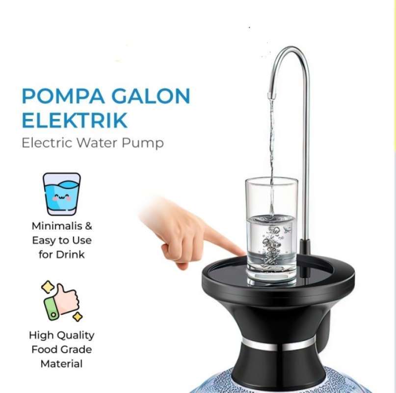 Jual Sunsonic CWP03 Pompa Galon Elektrik Dengan Tatakan Gelas tombol on ...