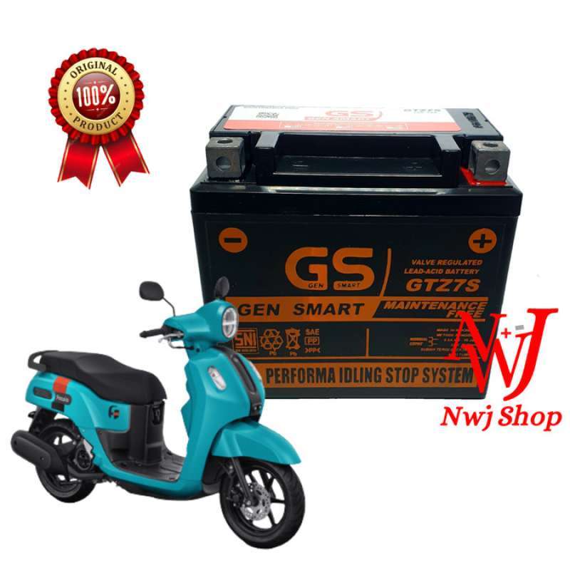 Promo Aki Motor Yamaha Fazzio Finalo GTZ7S GTZ6V YTZ6V GS MF Aki Kering