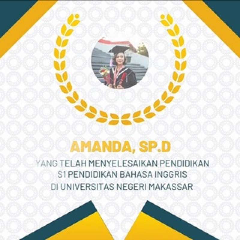 Jual Undangan Digital Video Tasyakuran Wisuda Model Terkini Kode 002