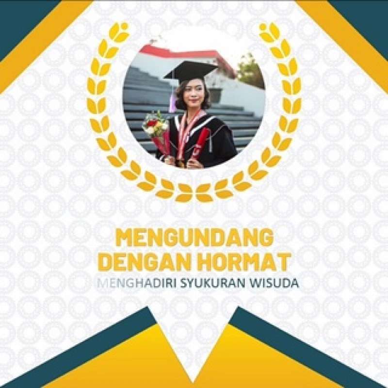 Jual Undangan Digital Video Tasyakuran Wisuda Model Terkini Kode 002