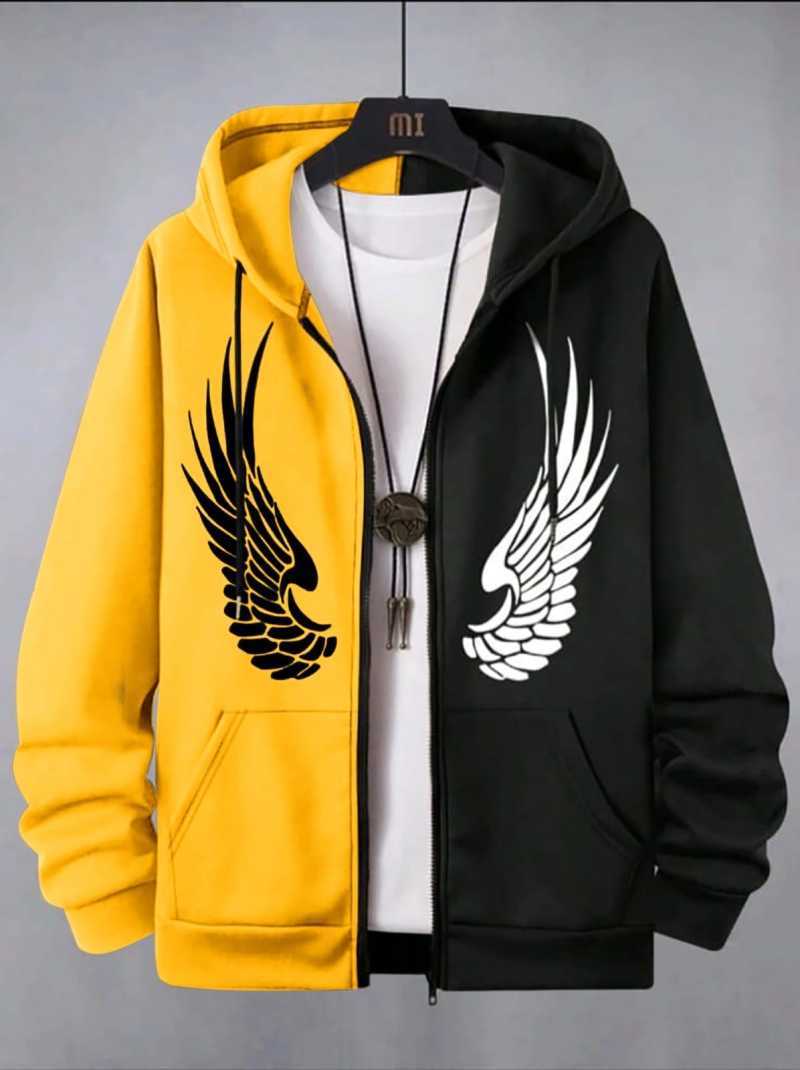 ERICO- Sweater Jaket Hoodie Angel Pria Wanita Lengan Panjang