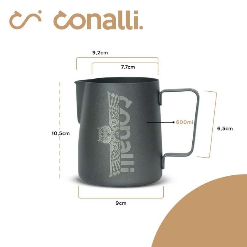 Promo Jug Susu Latte Art Barista 600 Ml Milk Jug 600Ml Teflon Full