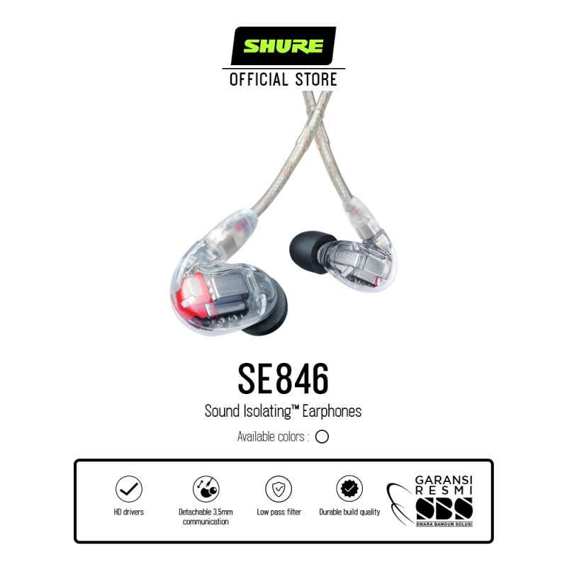 ヘッドホン SHURE SE846BACL+UNI-A CLEAR Amazon.com: Shure SE846 PRO Gen 2 Wired Sound Isolating