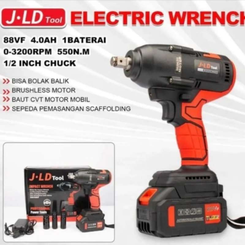Promo Jld Impact Wrench 88vf J88s 550nm Merah Paket 1 Batre Diskon 23 Di Seller Rhmd Kebon Kacang Kota Jakarta Pusat Blibli