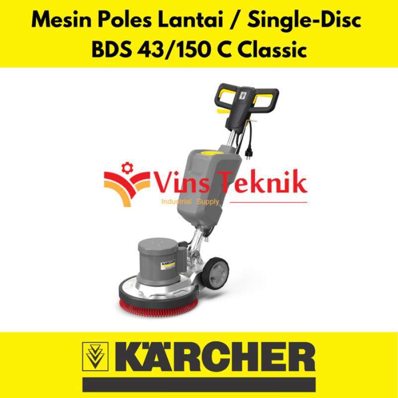 Promo Karcher BDS 43/150 C Classic Polisher Single Disc Mesin Poles