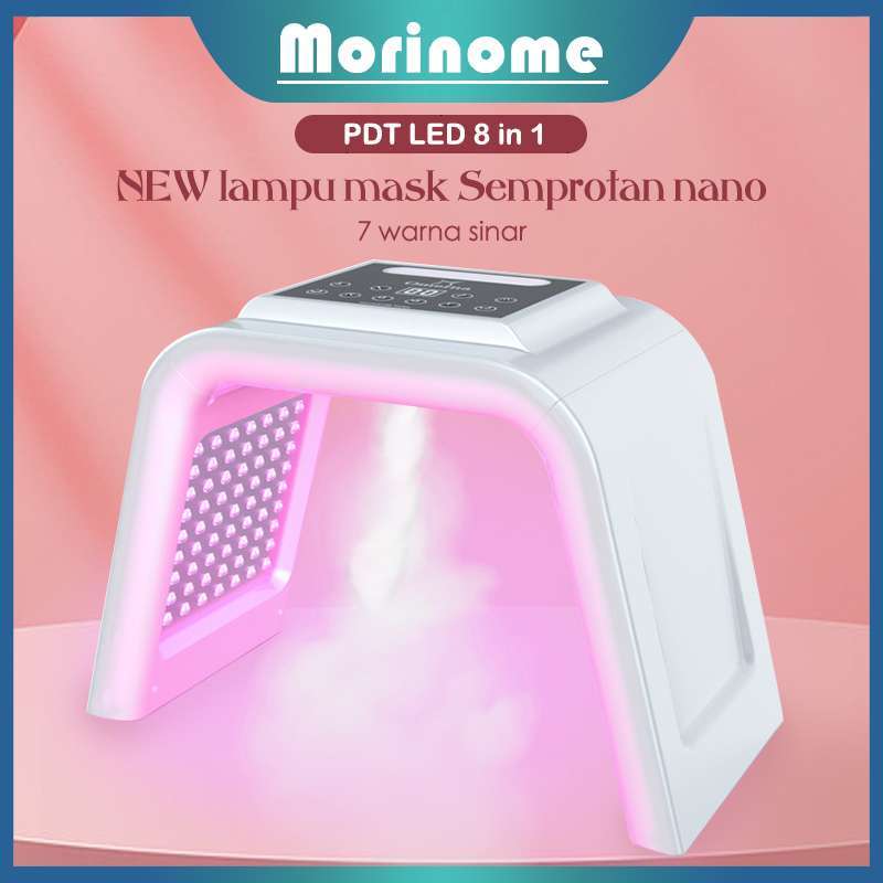 Promo Masker LED PDT Light Semt 7 Warna Hidrasi Peremajaan Kulit ...