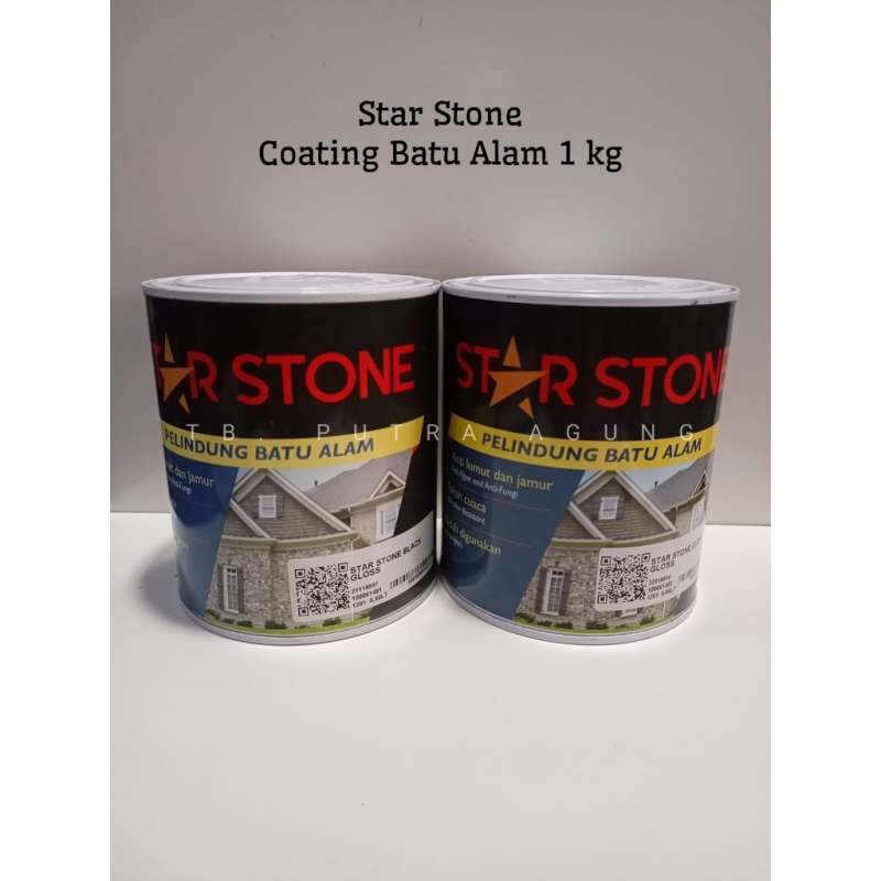 Jual STAR STONE Coating cat Batu Alam 1 kg - Clear Gloss di Seller TB