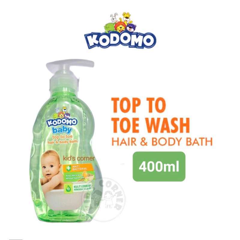 Jual Kodomo Top To Toe 400ml Hair & Body Bath Di Seller Kid's Corner