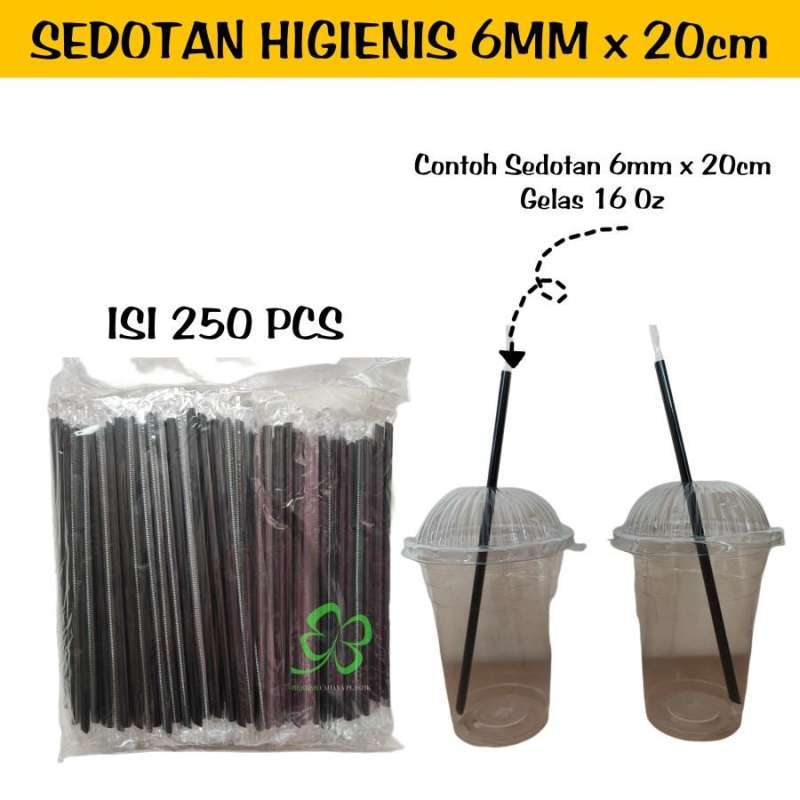 Sedotan Kopi Higienis Hitam