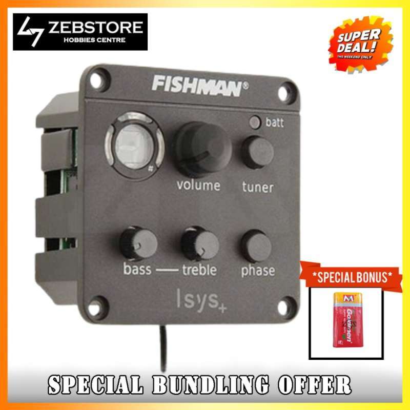 Jual Equalizer Preamp Fishman Isys+ Di Seller Zeb Store Sukaraja