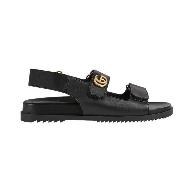 Promo Gucci Double G Strap Leather Sandal Black 38 Black Diskon 41 Di Seller Voila.id Official Store Kebayoran Lama Selatan Kota Jakarta Selatan Blibli