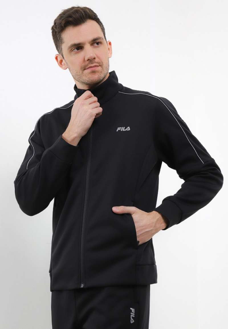 FILA Performance Jaket Pria Corvio Black