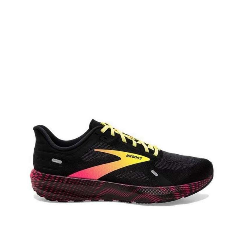 Brooks Launch Men's Road Running Shoes Black/Pink