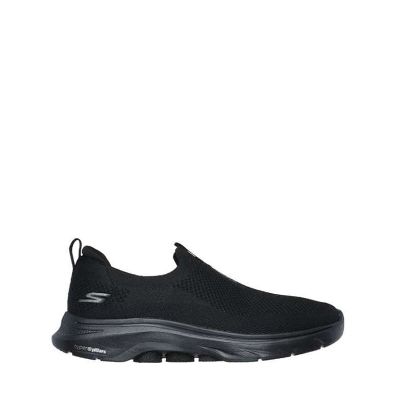 SKECHERS GO WALK MEN'S SLIP ON SHOES BLACK