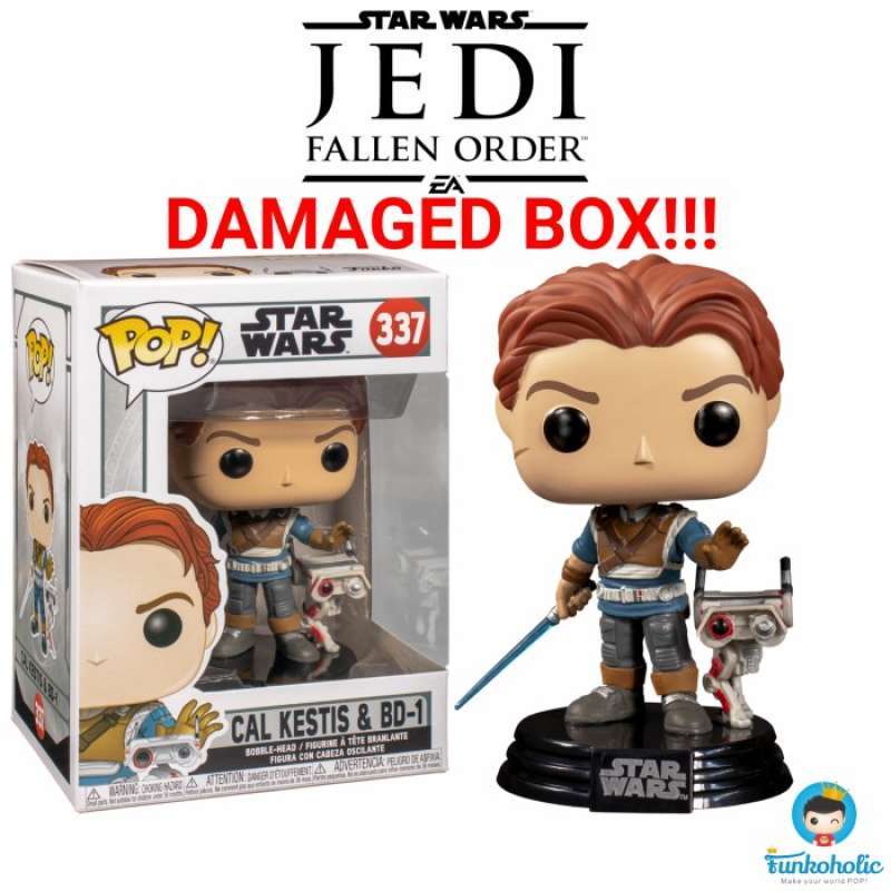 Promo POP! Star Wars Jedi Fallen Order - Cal Kestis & BD-1 DAMAGED BOX ...