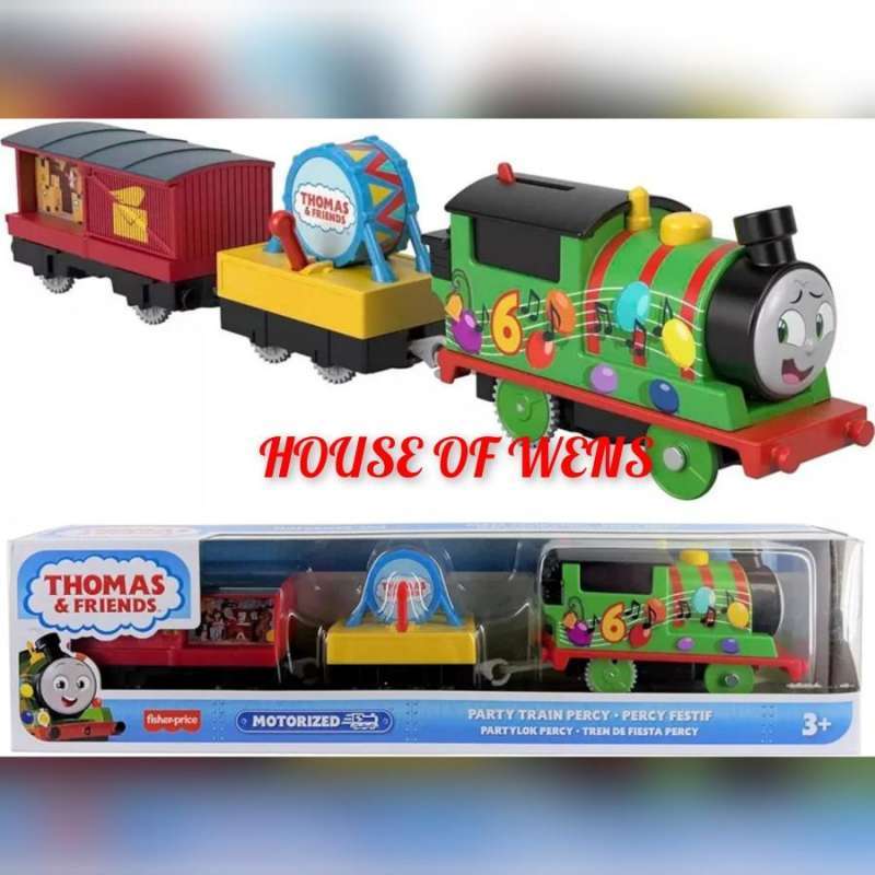 THOMAS FRIENDS PARTY TRAIN PERCY PERCY FESTIF ORIGINAL FISHER PRICE