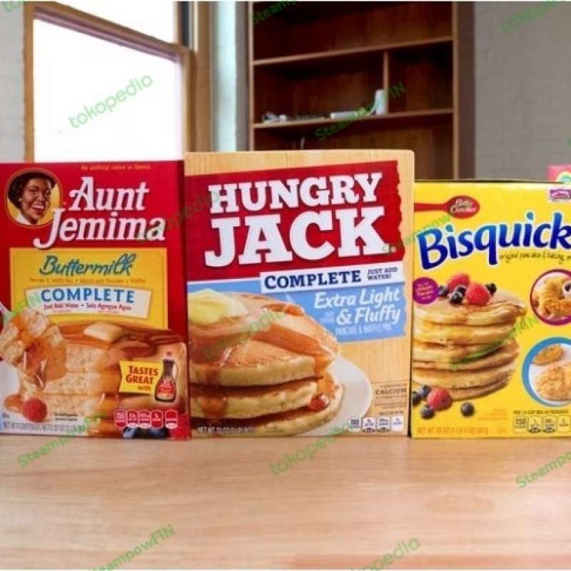 Promo Aunt Jemima Buttermilk Pancake Mix Ready to Eat Panekuk Siap Saji