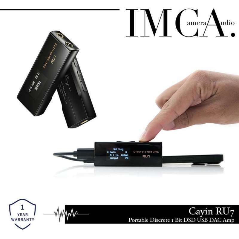 Jual Cayin Ru7 / Cayin Ru 7 Portable Discrete 1-bit Hifi Usb Dongle Dac ...