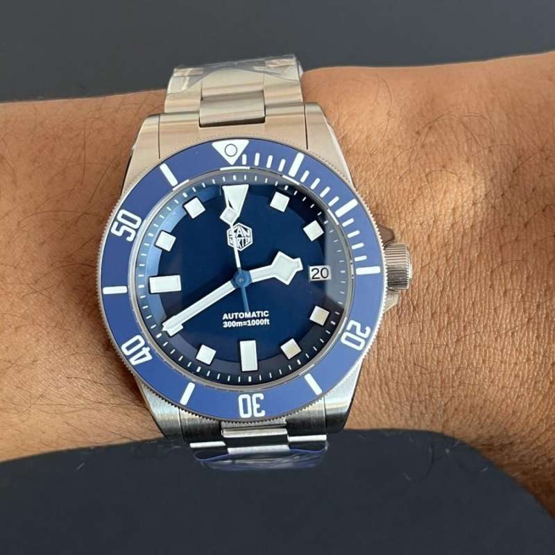 Jual San Martin Titanium 39mm Dive Watch Sn0121t-ga Date X