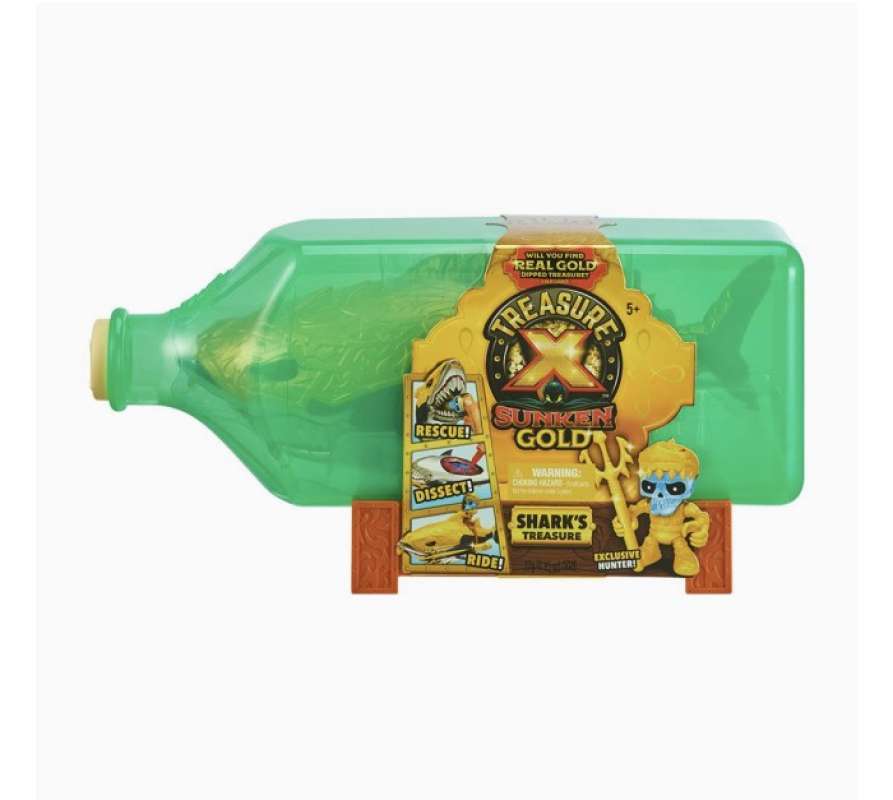 Promo Treasure X Sunken Gold Shark Treasure Series 5 Sharks Original