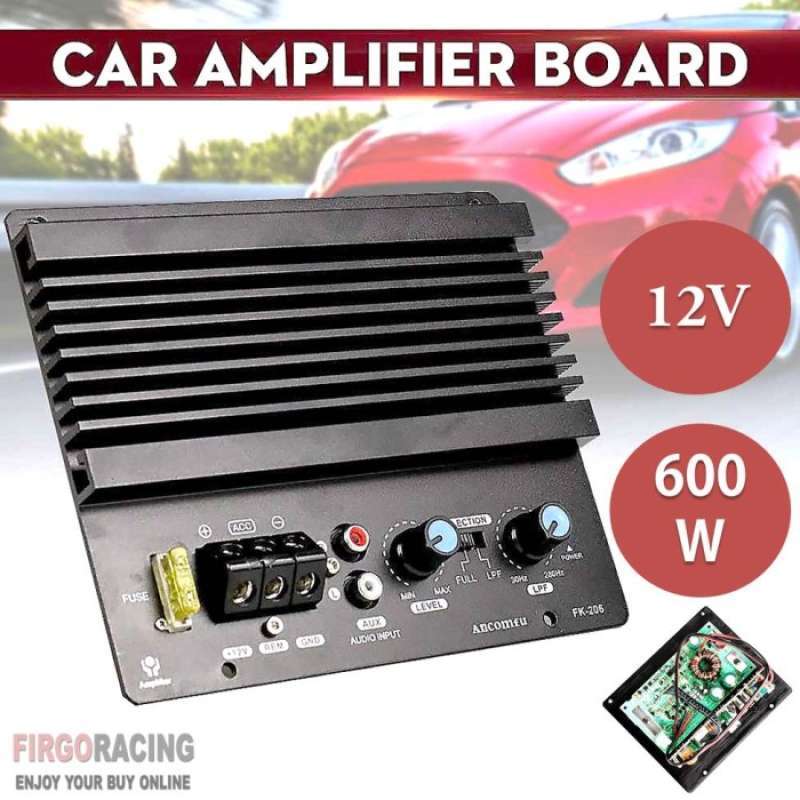 Promo Terbaik Kit Power Ampli Mobil Bass Subwoofer 600w Mono 12vdc Diskon Diskon 26 Di Seller