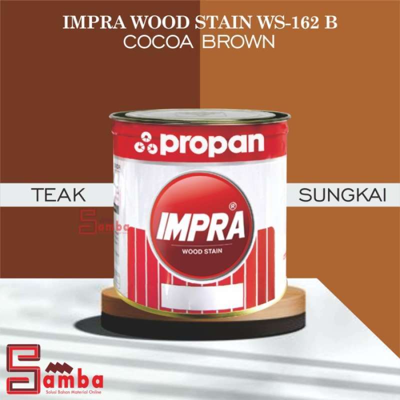 Promo Propan Impra Wood Stain Ws162 B Warna Muda / 1 Liter Cocoa