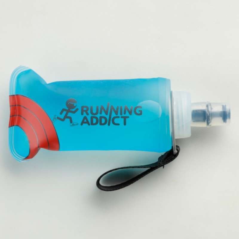 RUNNING ADDICT TRACK Series Soft Flask Botol air minum lipat silikon