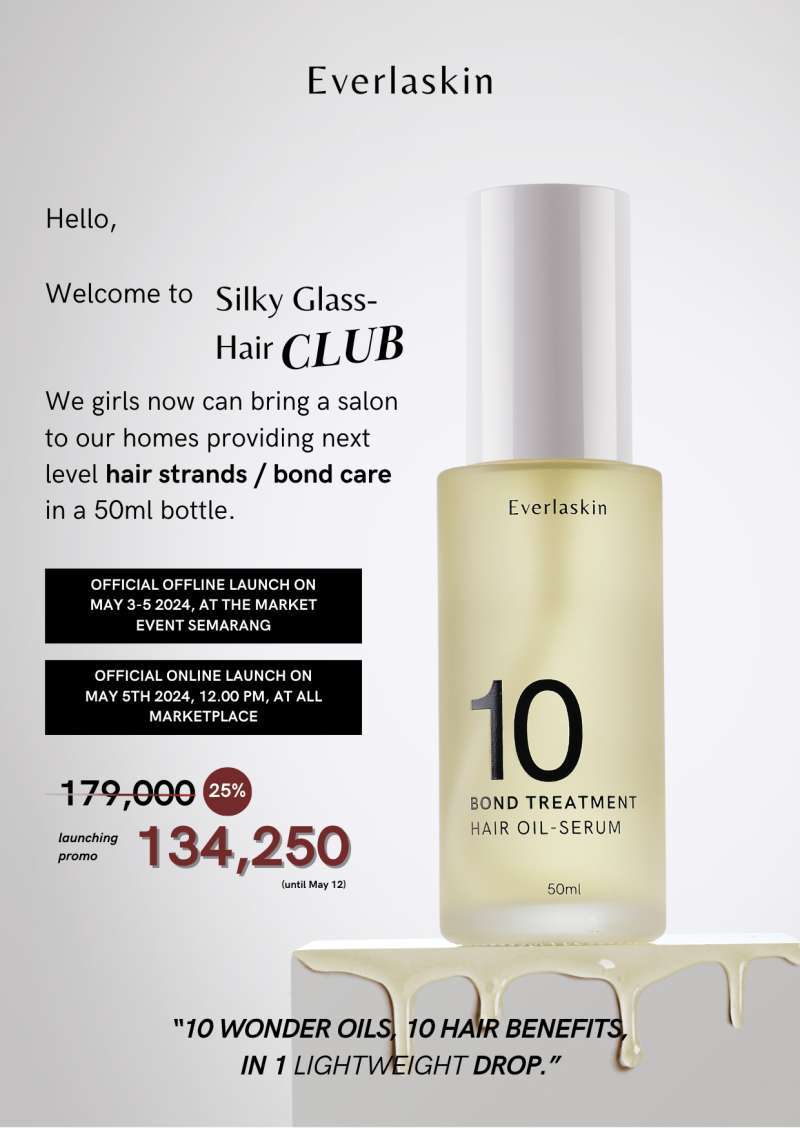 Jual Everlaskin 10 Bond Treatment Hair Oil Serum Di Seller Everlaskin
