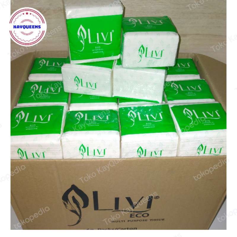 Promo Tissue Livi Pop Up/tisu Meja Makan/multi Purpose Diskon 23 Di