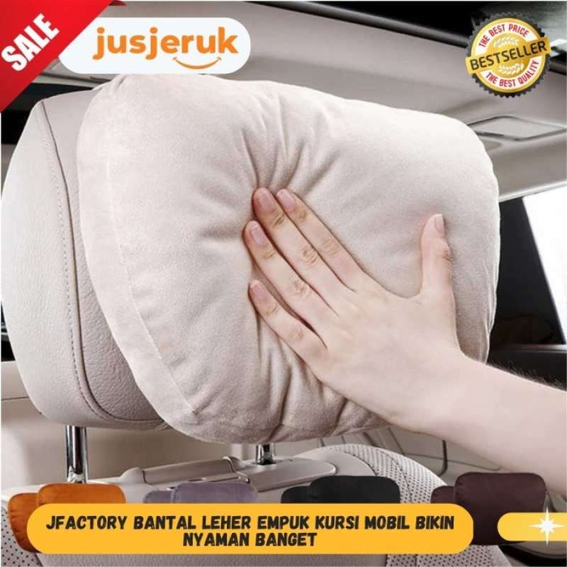 Promo Jfactory Bantal Leher Empuk Kursi Mobil Bikin Nyaman Banget