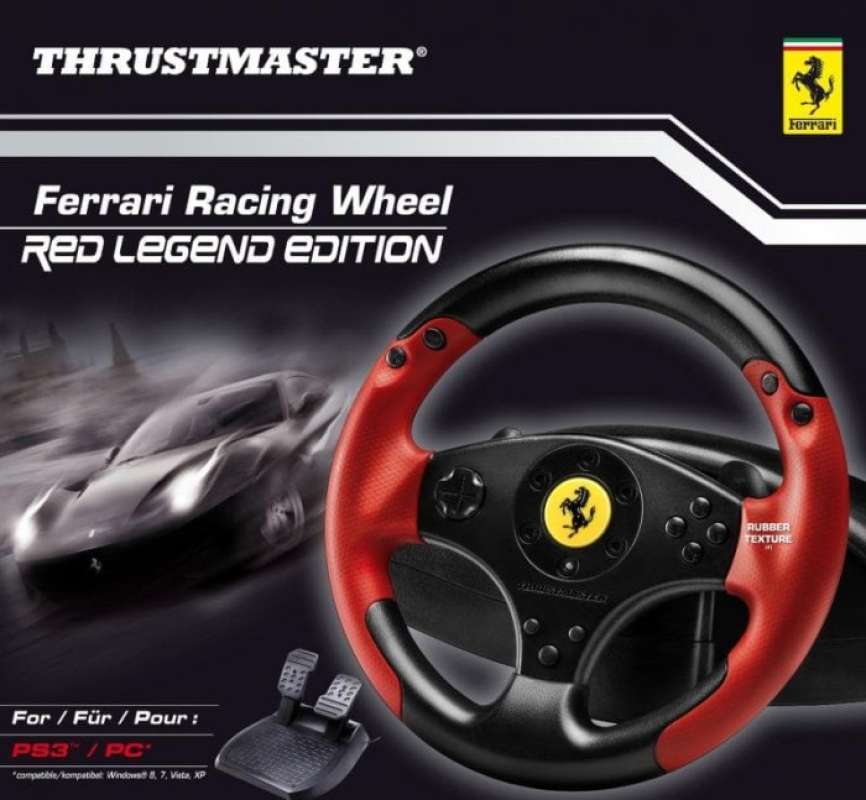 Red Ps3 Racing Controller Promo Thrustmaster Ferrari Racing Wheel Red Legend Edition For Pc,ps3 ...