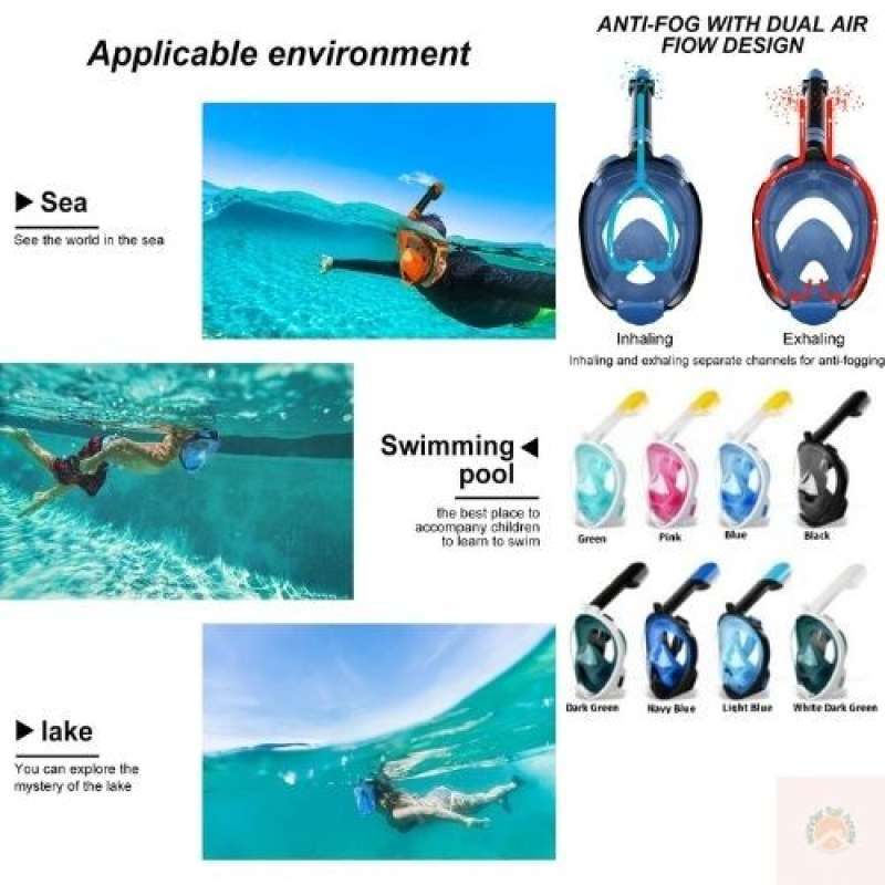 Promo Promo Snorkling Snorkel Diving Scuba Kaki Katak Renang