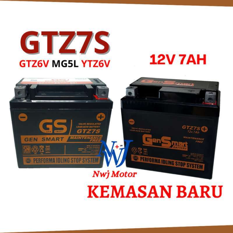 Promo Aki Kering Motor Filano Gtz7s Gs Ytz6v Ntz6v Mf Diskon 19% Di