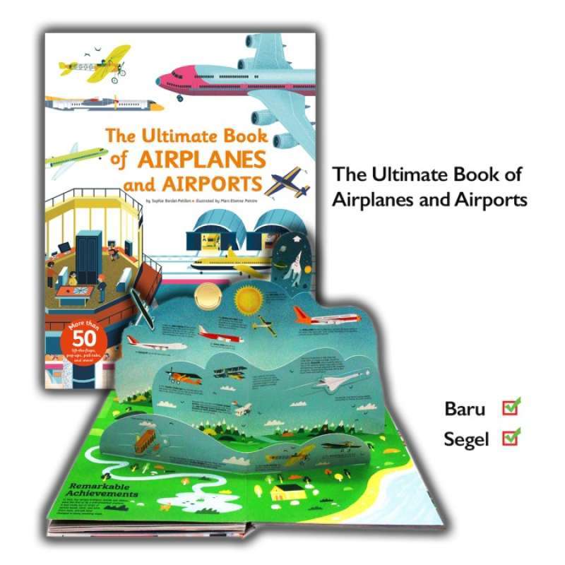 Promo Buku The Ultimate Book Of Airplanes And Airports Pop Up Flap ...