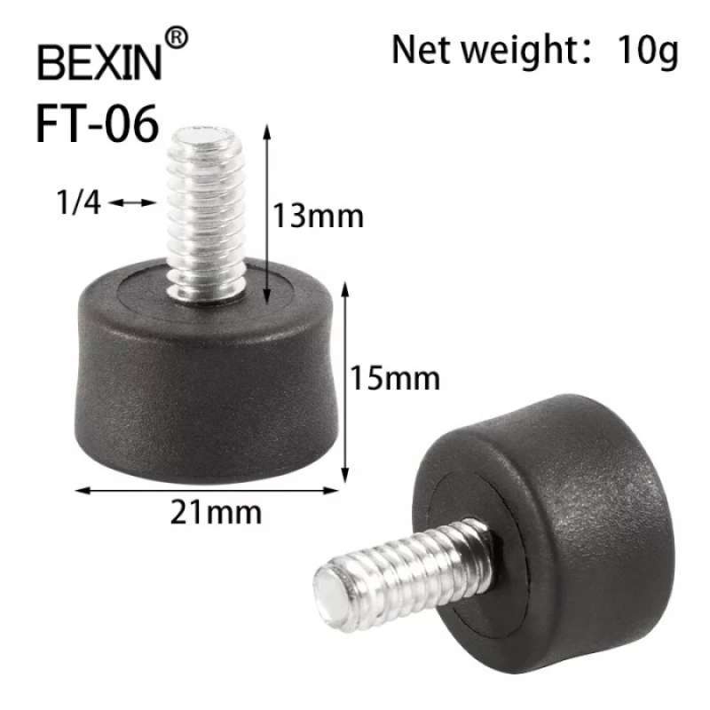 Jual Bexin Tripod Monopod Unc 1/4screw Foot Pad Small Feet Spike Anti Slip Di Seller Owl Store