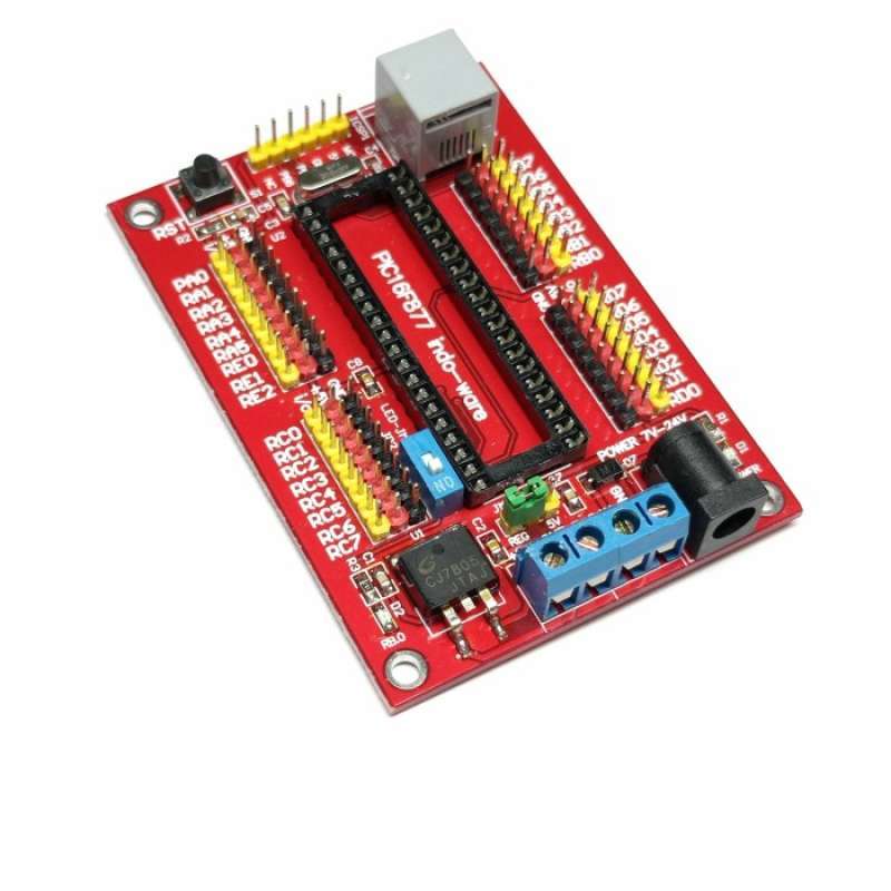 Jual Minimum Sistem Pic 16f877 A Pic16f877a Tanpa Chip Microchip Di ...