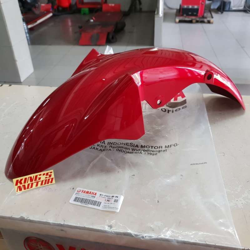 Jual Spakbor Depan Vixion Old, Lama (3c1) Merah Marun Asli Yamaha Di ...