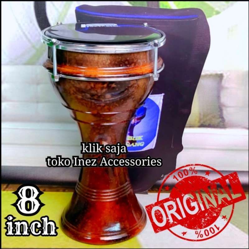 Jual Alat Musik Islami Dumbuk Atau Darbuka Kayu 8 Inc Power Beat ...