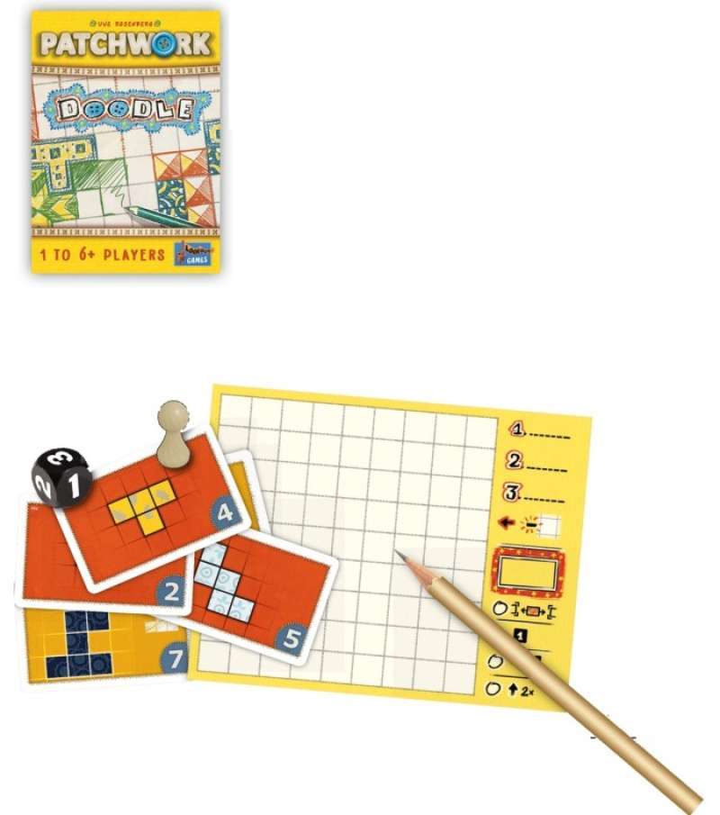Promo Patchwork Doodle Board Game Diskon 50% Di Seller Foryou Shop1234 ...