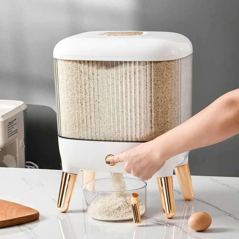 Jual Demanke Tempat Beras Dispenser Rice Box Container Insect Proof ...
