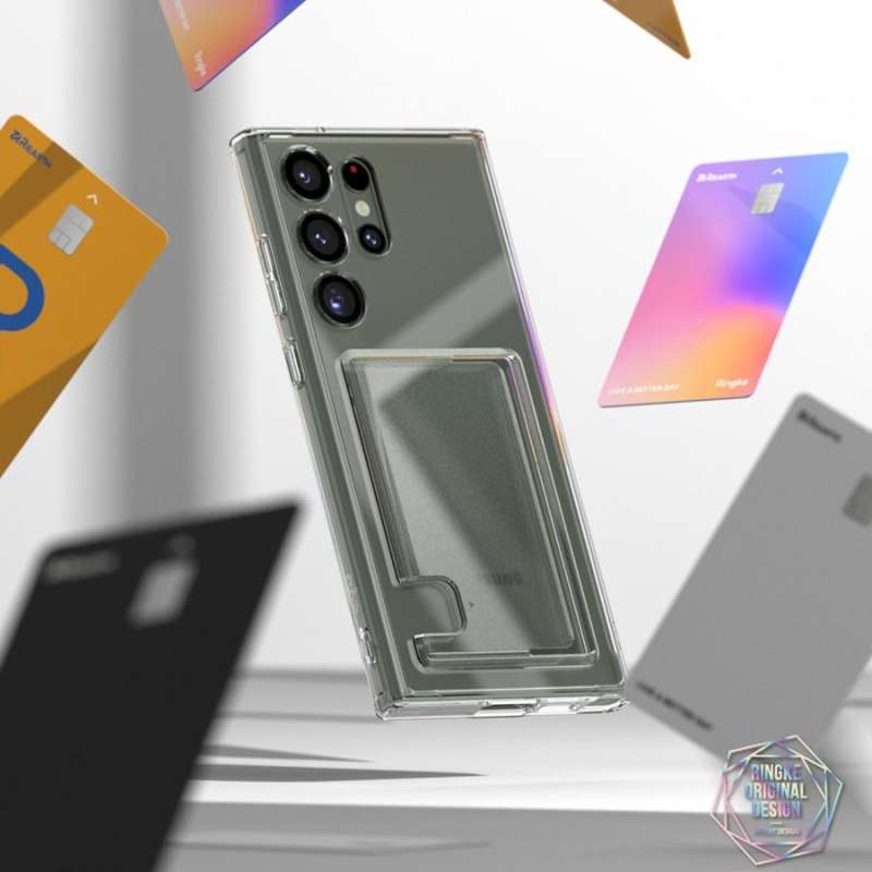 Case Samsung Galaxy S23 Ultra Plus Ringke Fusion Clear Cover Casing